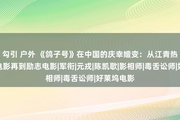 勾引 户外 《鸽子号》在中国的庆幸嬗变：从江青热捧到黄色电影再到励志电影|军衔|元戎|陈凯歌|影相师|毒舌讼师|好莱坞电影